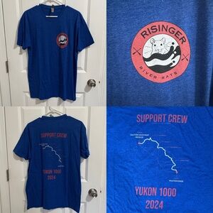Rare 2024 Yukon 1000 Support Crew Royal Blue T-Shirt Size L